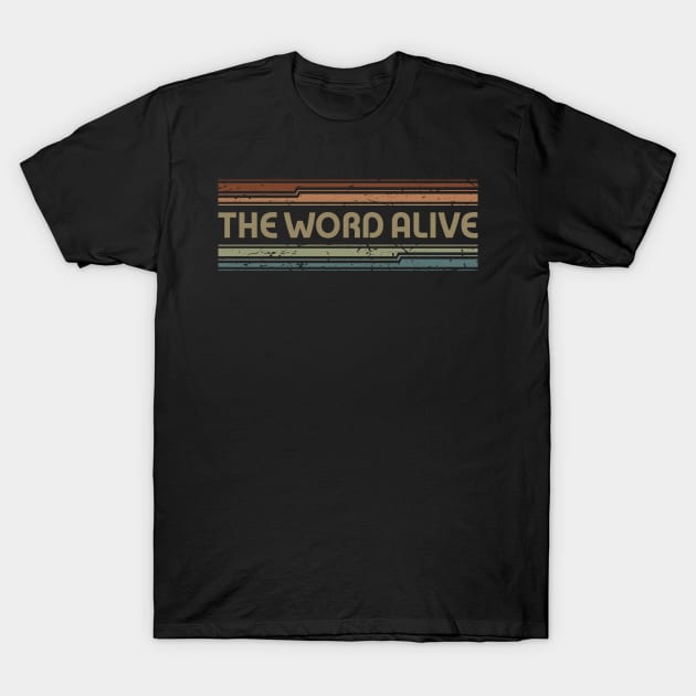 The Word Alive Retro Lines T-Shirt by casetifymask